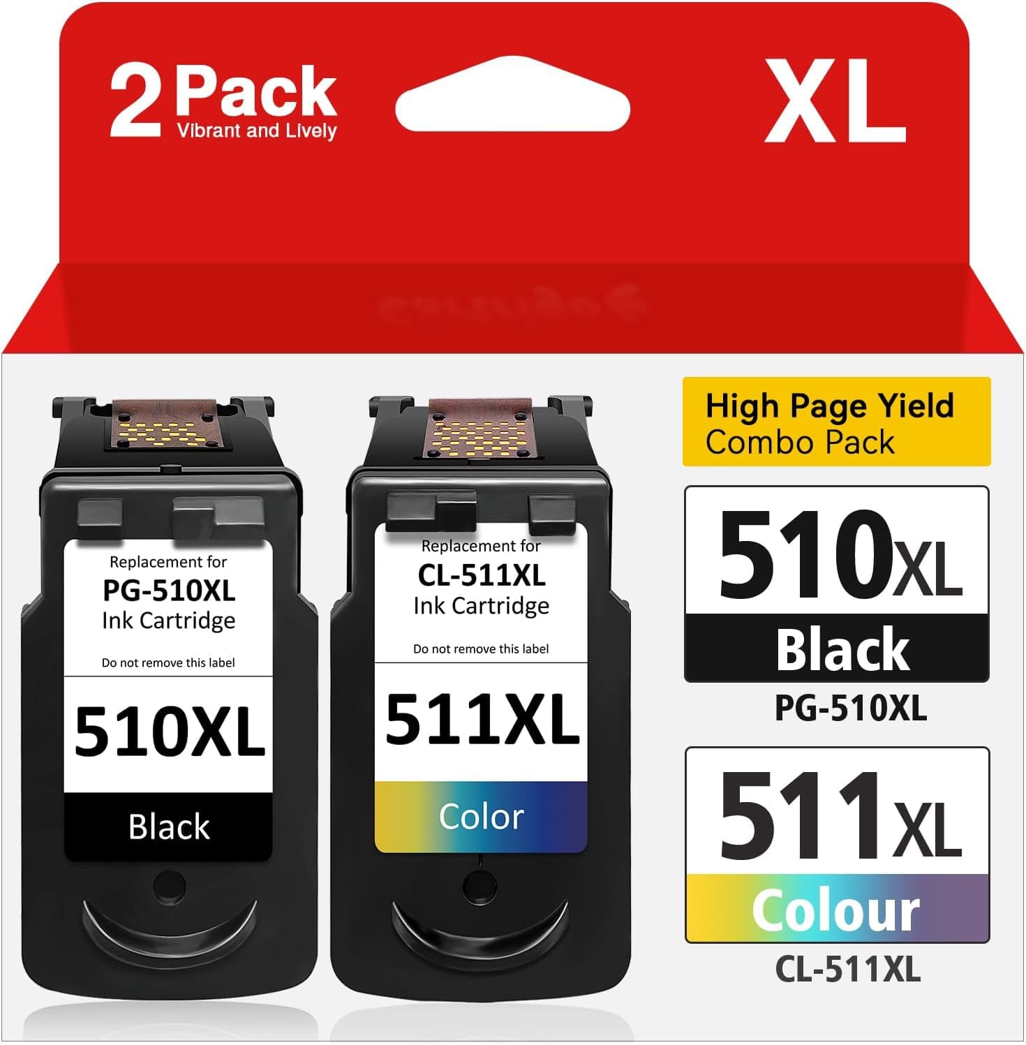 Oeggoink 510/511 Druckerpatronen Set Schwarz+Farbe für Canon 🖨️