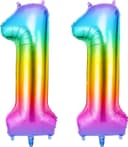 Thumbnail 4 de OFFCUP Luftballon Zahl 16, 101 cm rosa 🎈
