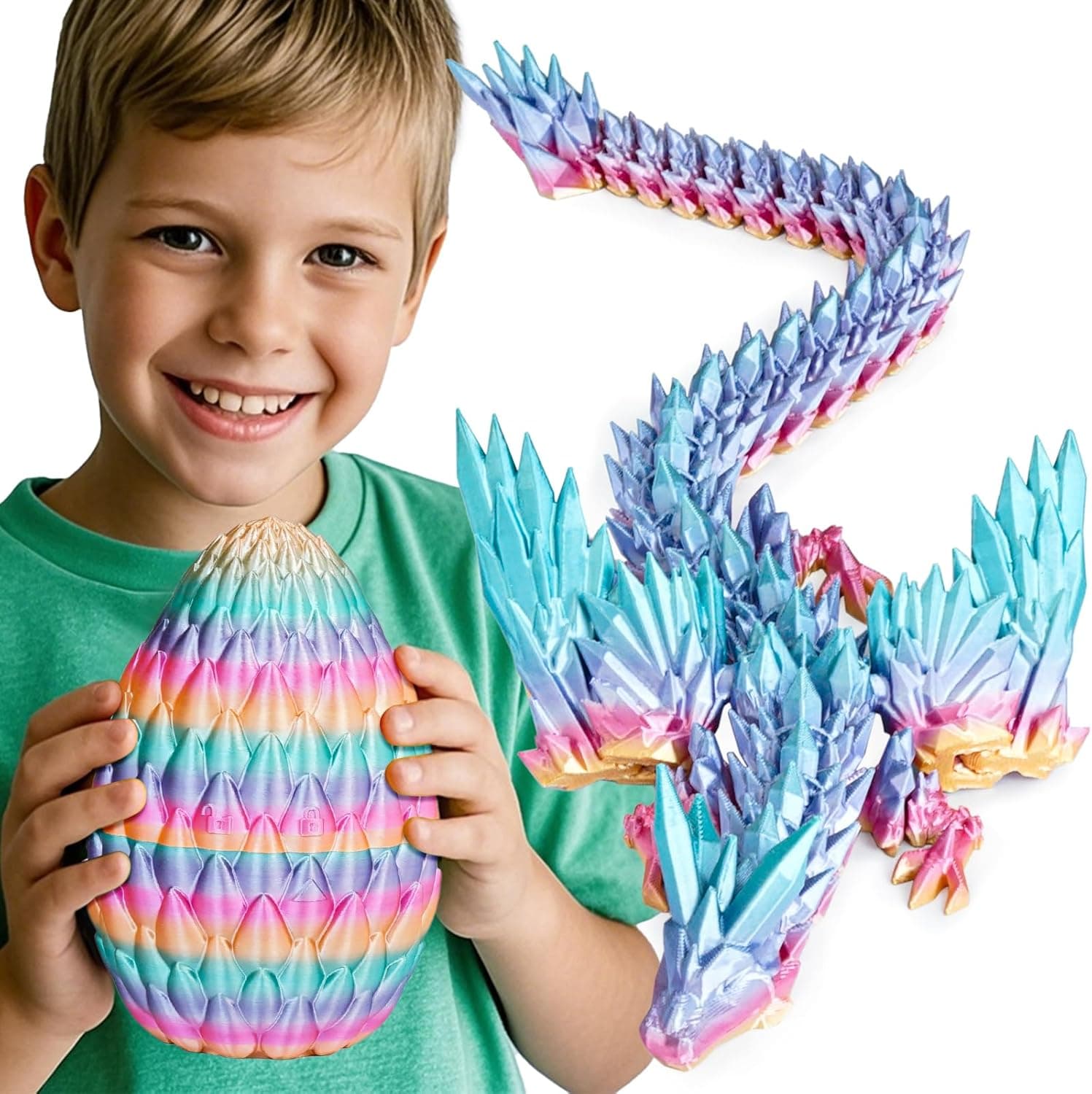 Olee Odee Drachen-Eier 3D gedruckt, bewegliche Figur, Sammler 🐉