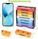 Thumbnail 5 de Opret Tablettenbox 7 Tage Tablettendose Wochenbox 💊