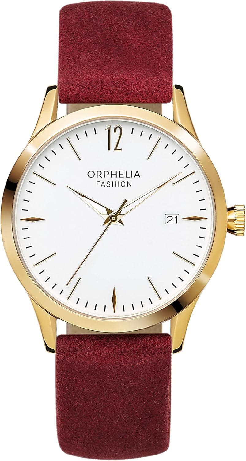 Orphelia Fashion Damen Analog Quarz Uhr mit Lederarmband ⌚