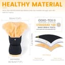 Thumbnail 2 de Orzbow Handwärmer Kinderwagen – wasserdicht, warmes Lammfell-Kopfteil ⌚