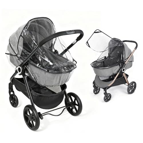 Orzbow Regenschutz Kinderwagen & Babywanne mit Fenster ⌚