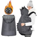 Thumbnail principal de Orzbow Tragecover Babytrage Winter, Universal Wintercover Babytrage, Regenschutz Babytrage mit Aufbewahrungstasche, Abnehmbares Oberteil, Polarfleece-Futter, Wasserdichte, Dunkelgrau-Dino
Orzbow Tragecover Babytrage Winter, Univers…