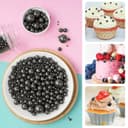 Thumbnail 5 de OSDUE Schwarz Streusel 130 g Zuckerperlen 🎂