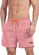 Thumbnail 6 de Ougelebo Badehose Herren mit Reißverschlusstasche Schnelltrocknend 🩳