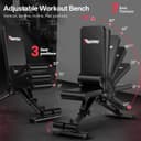 Thumbnail 1 de PASYOU Verstellbare Hantelbank 90° Multifunktional 400 kg 💪️