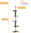 Thumbnail 1 de PAWZ Road Katzenbaum 5‑stöckig, höhenverstellbar 🐱