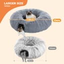 Thumbnail 2 de PAWZ Road Plüsch Katzentunnel Grau – Katzenspielzeug 🐱