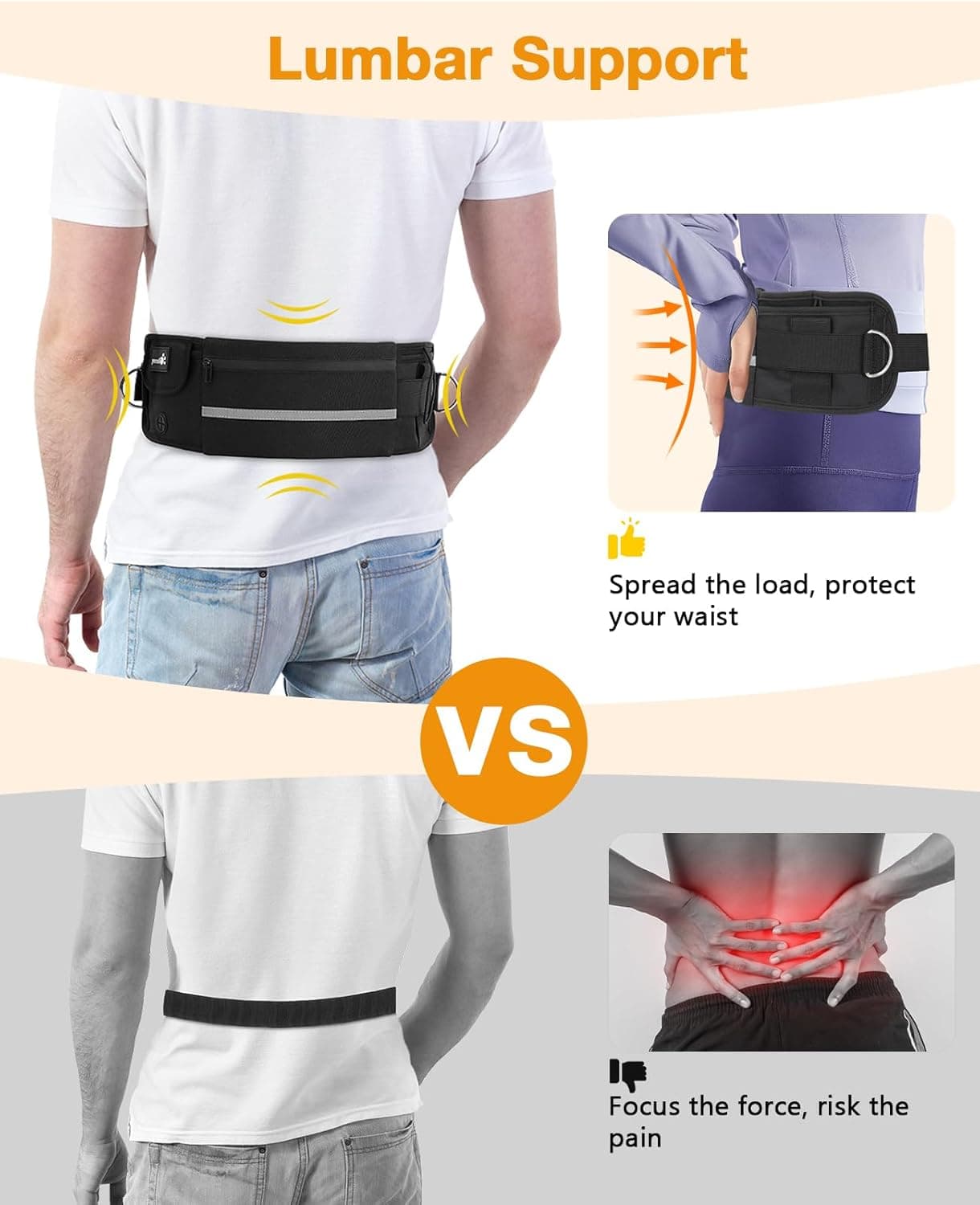 Pecute Joggingleine mit Bauchgurt 256 g Laufgürtel Hundeleine ⌚