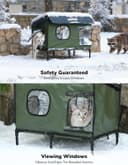 Thumbnail 5 de pecute Katzenhöhle L mit Heizkissen – isoliertes Katzenhaus ⌚