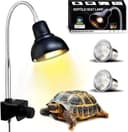 Thumbnail principal de PewinGo Schildkröte Wärmelampe, Wärmespotlampe für Aquarium Reptil mit 2 UVA UVB Basking Spot Glühbirnen und 360°Schwenkklemme für Schildkröte, Schlange, Eidechse usw, Orangefarbenes Licht
PewinGo Schildkröte Wärmelampe, Wärmespot…