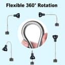 Thumbnail 3 de PewinGo Schildkröte Wärmelampe, Wärmespotlampe für Aquarium Reptil mit 2 UVA UVB Basking Spot Glühbirnen und 360°Schwenkklemme für Schildkröte, Schlange, Eidechse usw, Orangefarbenes Licht
PewinGo Schildkröte Wärmelampe, Wärmespot…