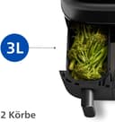 Thumbnail 3 de Philips Airfryer Dual Basket 3000 Series Heißluftfritteuse 9L 🍳