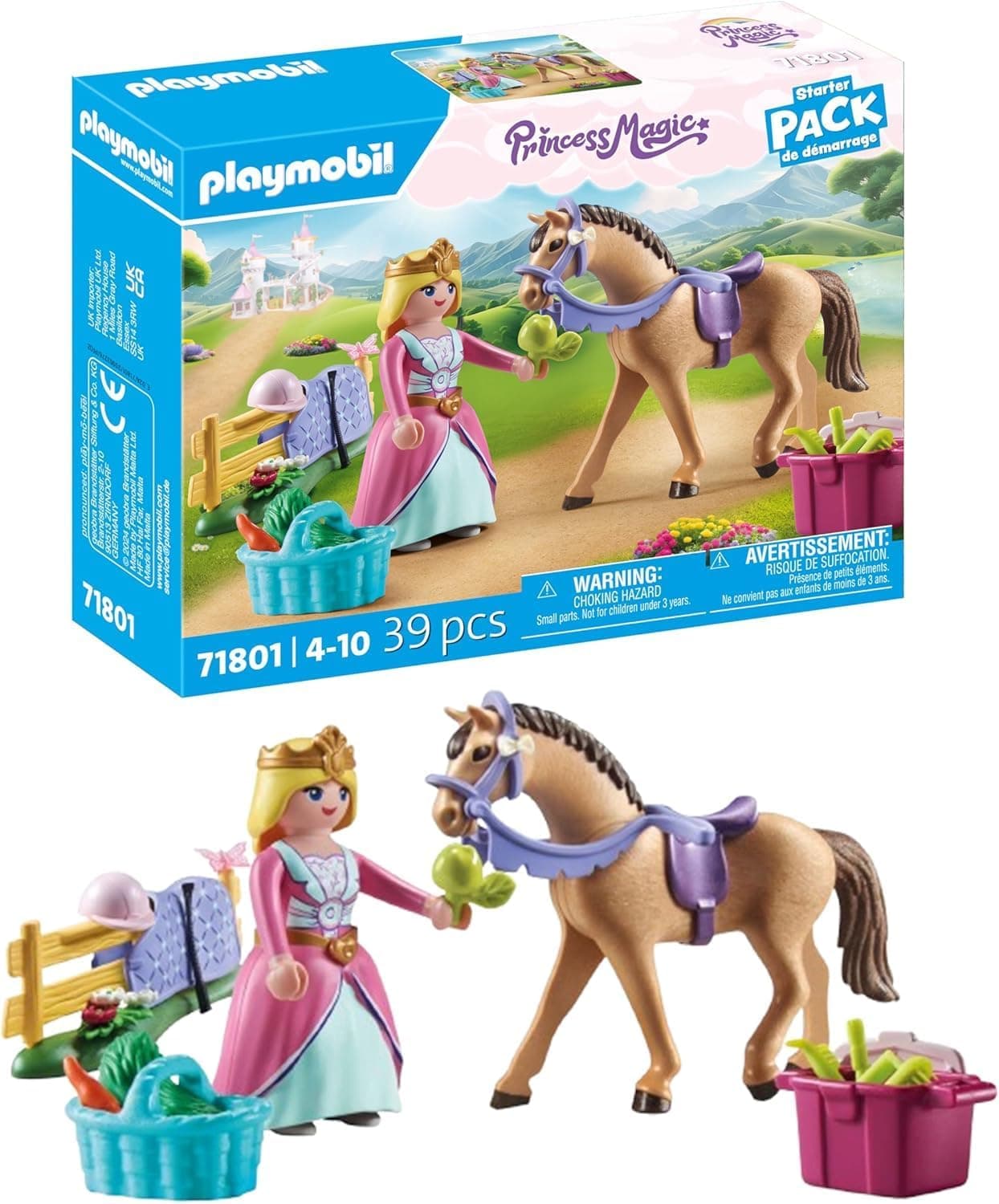 PLAYMOBIL Princess Magic Prinzessin mit Pferd Spielzeug für Kinder ab 4 Jahren 🧸