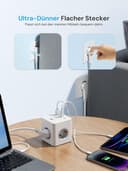 Thumbnail 2 de Power Cube Steckdosenwürfel 8‑in‑1 mit USB 📱