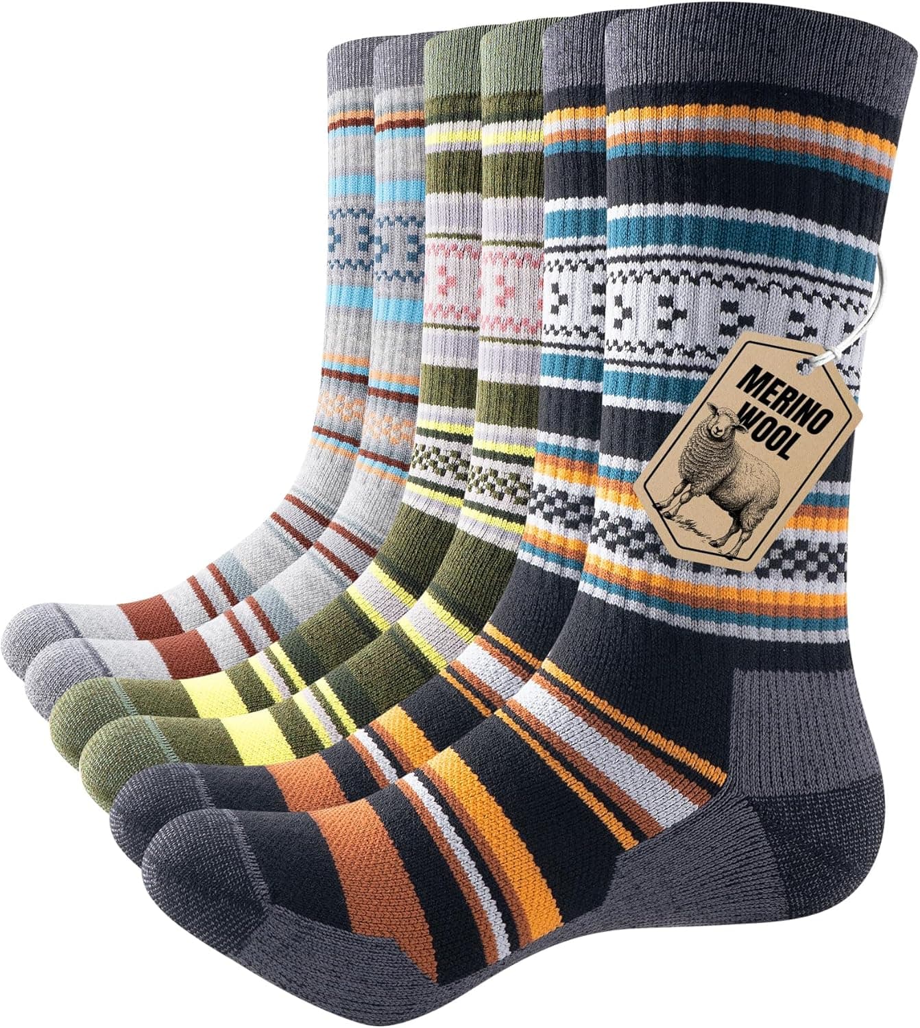 PULIOU Merino Thermosocken 3 Paar 🧦