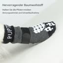 Thumbnail 4 de PUPTECK Hundesocken 2 Paar Anti-Rutsch für Böden 🐾