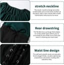 Thumbnail 1 de QEKFDOV Renaissance Elfen Kostüm Kleid 3XL ⌚