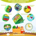 Thumbnail 6 de Quanquer Montessori Busy Board für Kleinkinder 1–4 Jahre 📘