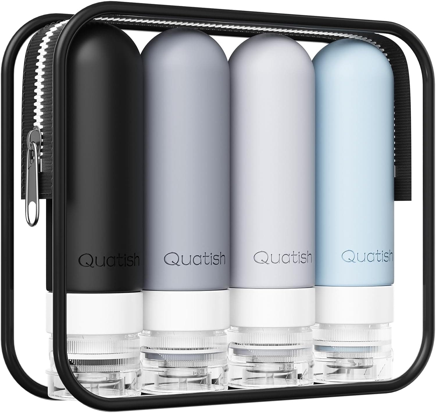 Quatish Reiseflaschen 90 ml Nachfüllset — 4er Pack 🧴