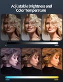 Thumbnail 2 de RALENO 116 LED Videoleuchte 12W mit Akku 4000mAh 🎥