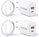 Thumbnail principal de RAVIAD 20W USB C Ladegerät 2er Pack mit 2-Port ⌚