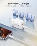 Thumbnail 1 de RAVIAD 20W USB C Ladegerät 2er Pack mit 2-Port ⌚