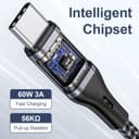 Thumbnail 3 de RAVIAD USB‑C auf USB‑C Kabel 60W, 1 m 📱