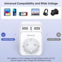 Thumbnail 3 de Reiseadapter UK Typ G mit 2×USB + USB‑C ⌚