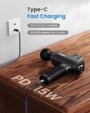 Thumbnail 2 de RENPHO Massage Gun 3200 U/min Massagepistole 🎧