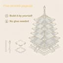 Thumbnail 5 de Rolife Five-Storied Pagode Holzpuzzle – 3D Modellbau 📷