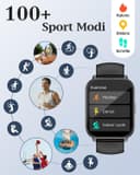 Thumbnail 1 de RUIMEN Smartwatch Fitnessuhr mit SpO2- und Pulsmessung ⌚