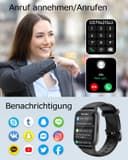 Thumbnail 2 de RUIMEN Smartwatch Fitnessuhr mit SpO2- und Pulsmessung ⌚