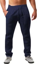 Thumbnail 4 de Runcati Herren Leinenhose Loose Fit Sommerhose für Alltag 👖