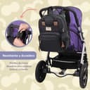 Thumbnail 4 de RUVALINO Baby Wickelrucksack Wickeltasche Rucksack mit tragbarer Wickelauflage, Schnullerhalter und Kinderwagengurten, Babytasche Multifunktional für Mama und Papa, Schwarz
RUVALINO Baby Wickelrucksack Wickeltasc…