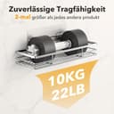 Thumbnail 5 de Saffruff Duschablage Ohne Bohren 2er Set Badregal Silbern 📺