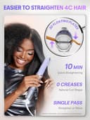 Thumbnail 5 de SHEGLAM Kamm‑Glätteisen Kaltluft 360° Styling 4 Stufen ⌚