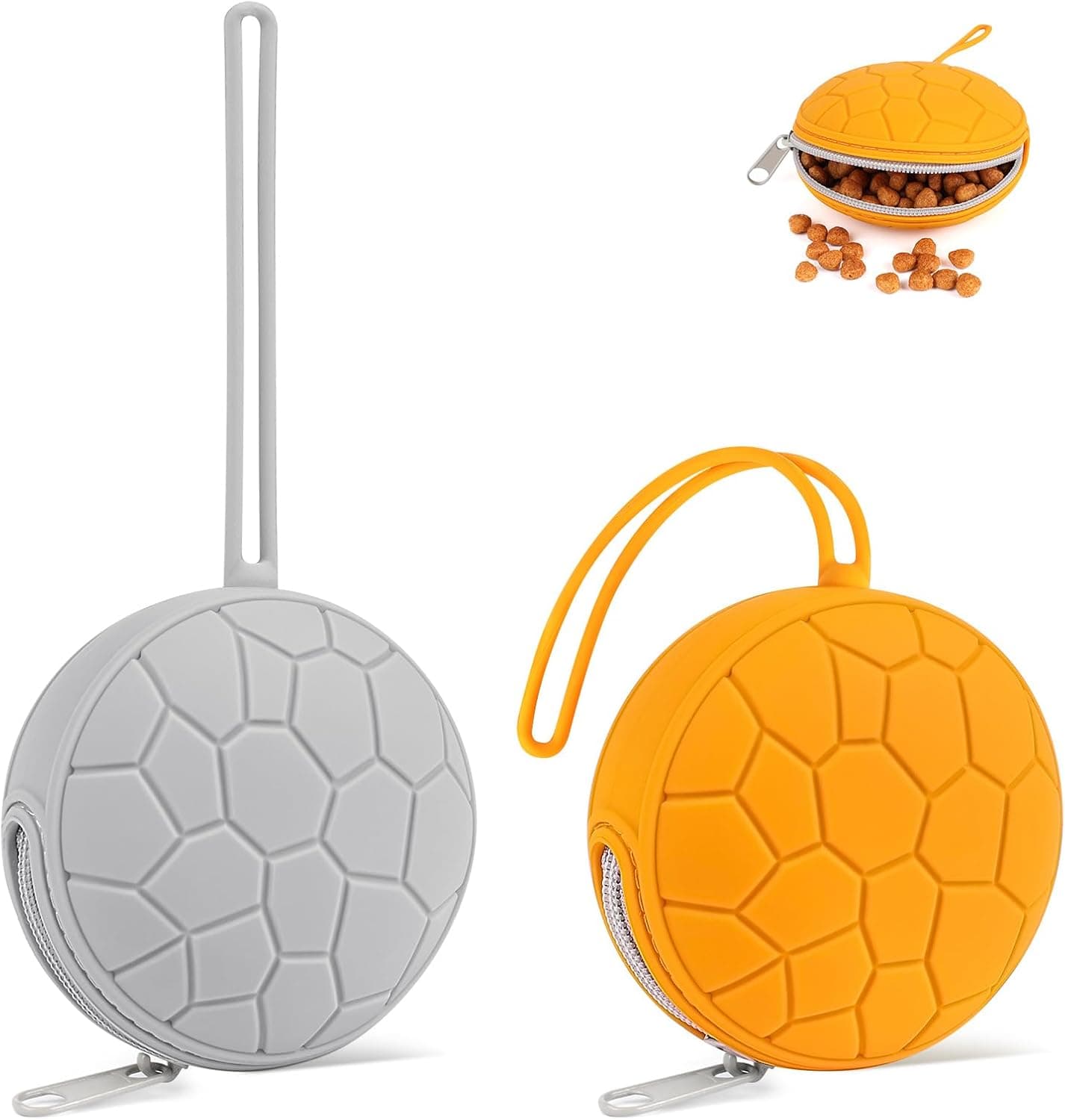 Silikon-Leckerlitasche für Hunde 2er-Set 🎧