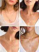 Thumbnail 5 de Silvora Panzerkette Damen 925 Silber 41 cm 📿