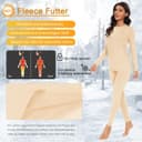 Thumbnail 6 de SIMIYA Thermounterwäsche Damen Set 2er warmes Unterhemd 🎽