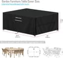 Thumbnail 1 de SIMPHAUS Abdeckung für Gartenmöbel 230x165x74 cm 🛋️