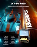 Thumbnail 2 de SNOWKIDS 4K HDMI Kabel 1m HDMI-Kabel 4K@60Hz 📺