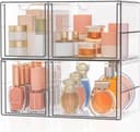 Thumbnail principal de SortNStore Make Up Organizer mit 4 Schubladen 2er-Set Acryl 🗂️