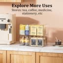 Thumbnail 5 de SortNStore Make Up Organizer mit 4 Schubladen 2er-Set Acryl 🗂️