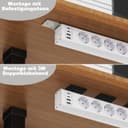 Thumbnail 6 de Steckdosenleiste 5‑fach Untertisch mit USB‑C PD20W 📺