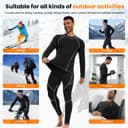 Thumbnail 3 de StylSense Thermounterwäsche Herren Set Thermo Ski Unterwäsche ⌚