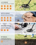 Thumbnail 3 de SUNPOW Metalldetektor Profi Set – 4 Modi 📷