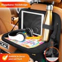 Thumbnail 1 de SURDOCA Auto Organizer Kinder mit Klapptisch – Rücksitz Organizer mit Touchscreen-Tabletfach 📷