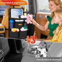 Thumbnail 2 de SURDOCA Auto Organizer Kinder mit Klapptisch – Rücksitz Organizer mit Touchscreen-Tabletfach 📷